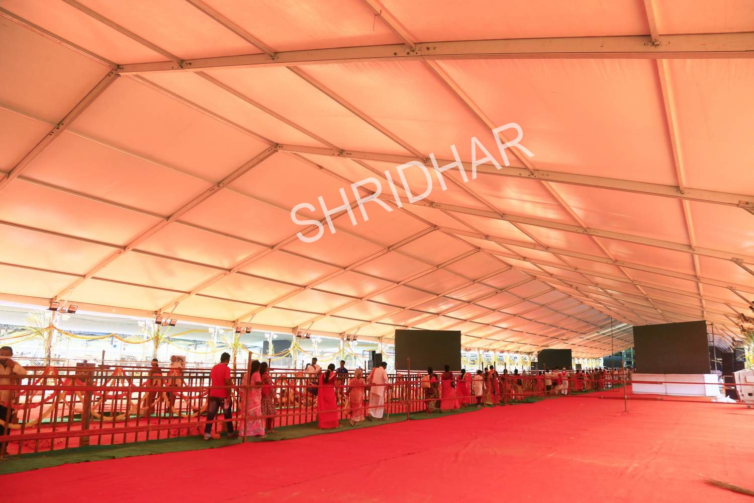 ac german hanger tent for rent for hire in bangalore shridhar tent house
