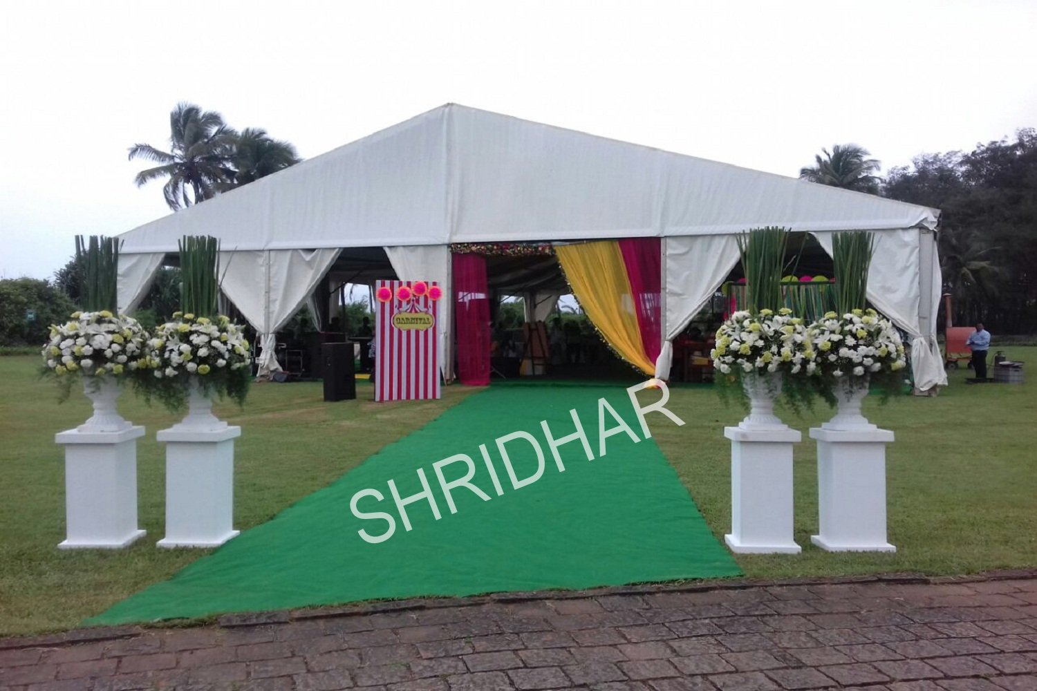 tent houses for rent for weddings and wedding functions from shridhar tent house in bangalore